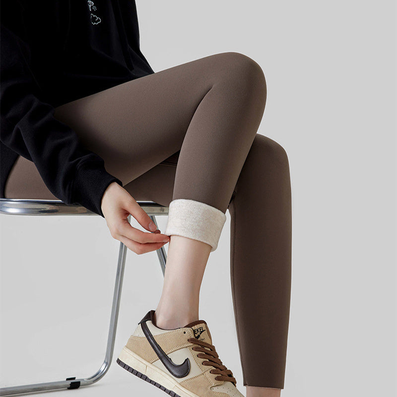 High-Waist Plush Lined Leggings