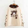 Bear-Ear Hooded Sweatshirt, women's hoodie
