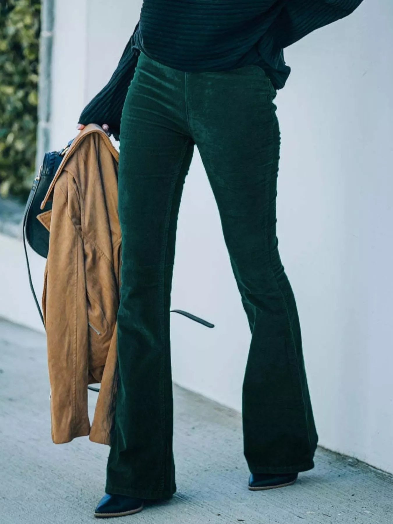 Corduroy Flare Pants, women's pants