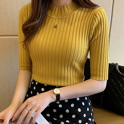 Basic Knit Short-Sleeve Tee
