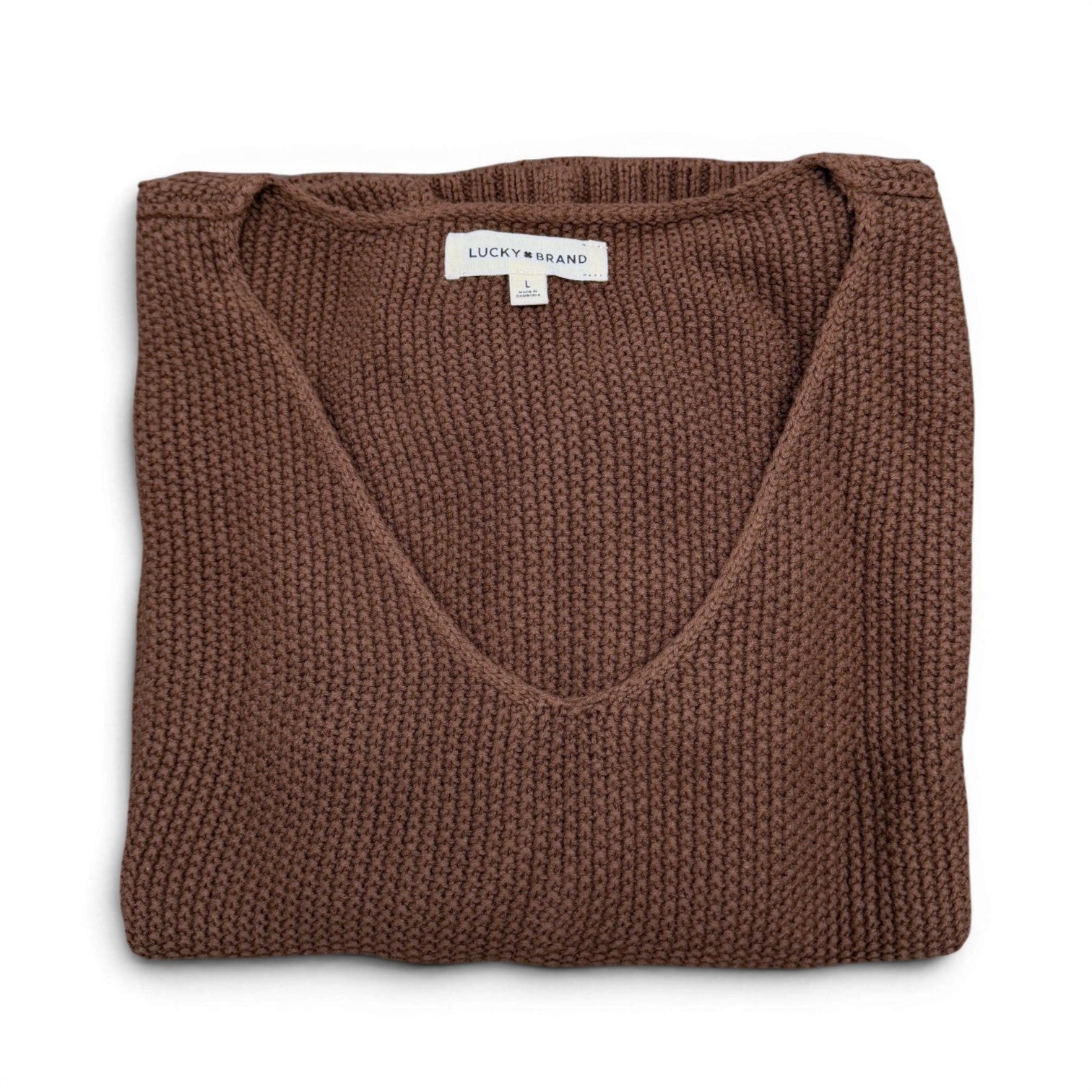 Lucky Brand Spring-Weight V-Neck Sweater