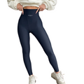 High-Waist Knit Skinny Pants