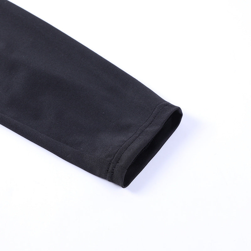 High-Waist Knit Skinny Pants