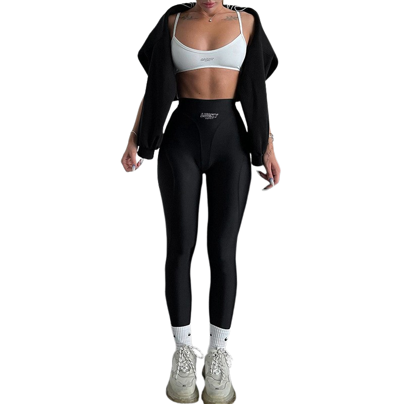 High-Waist Knit Skinny Pants, women's pants