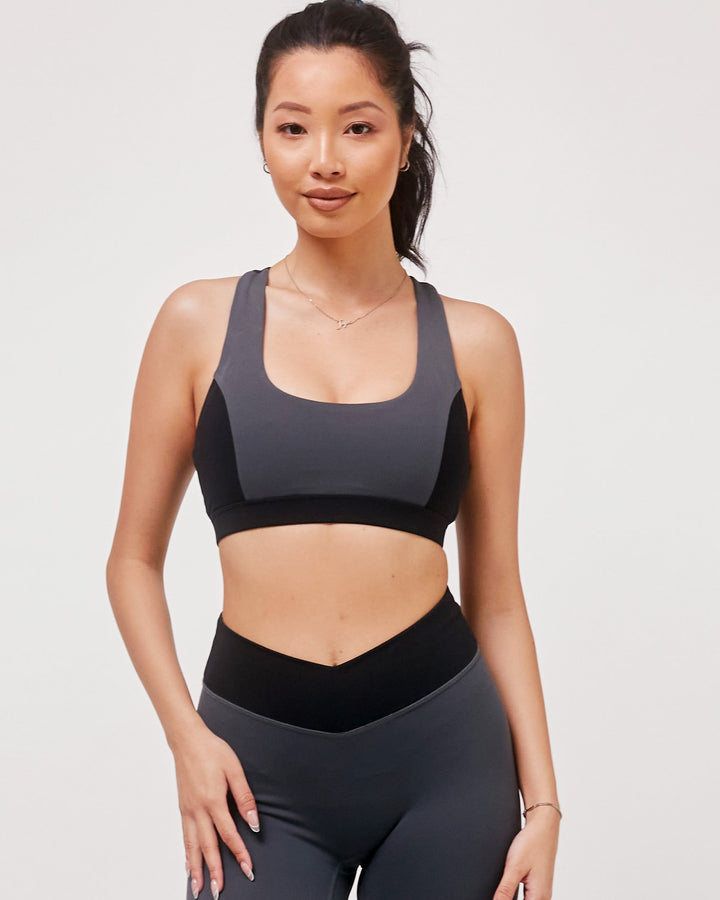 Swift Keyhole Racerback Sports Bra, women's sports bra