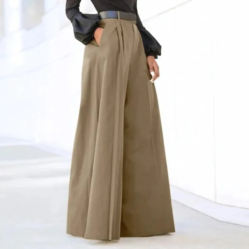 Printed Cropped Palazzo Pants