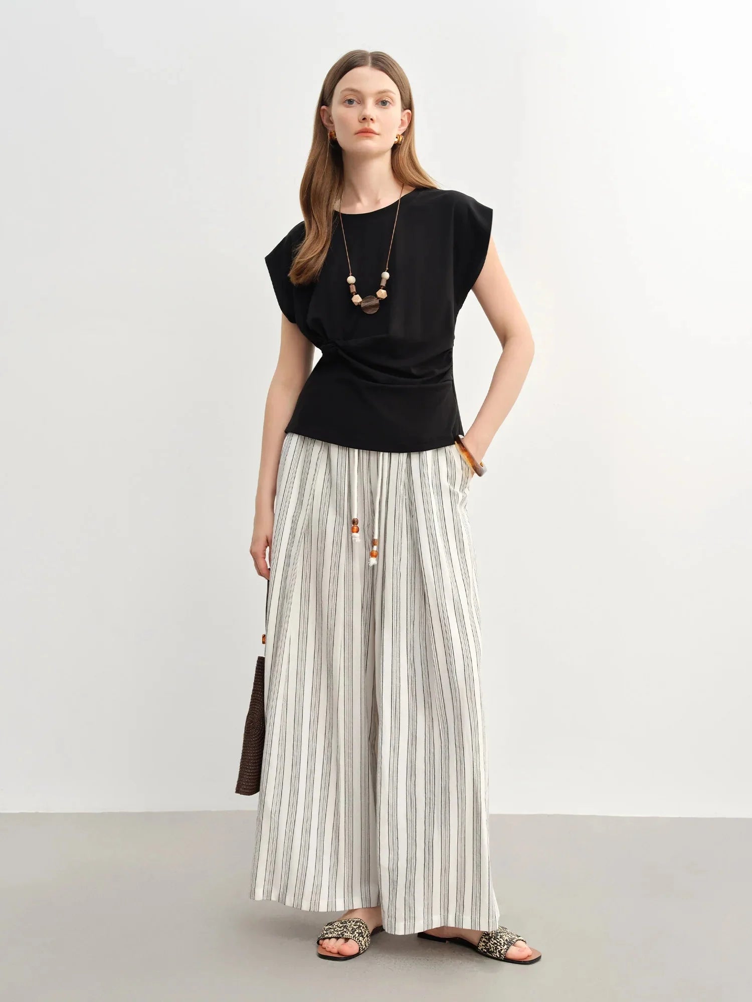 Cinched-Waist Summer Tee