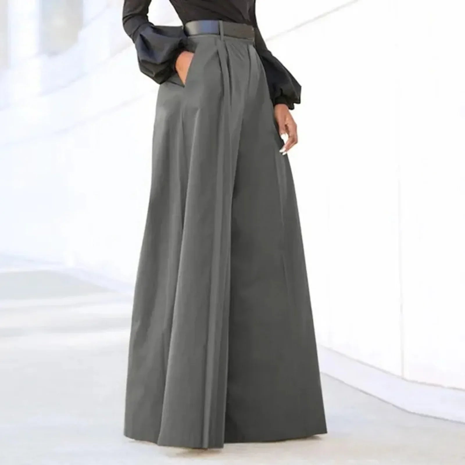 Printed Cropped Palazzo Pants