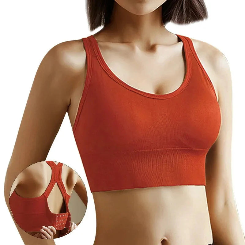 Hollow-Back Push-Up Sports Bra Tank