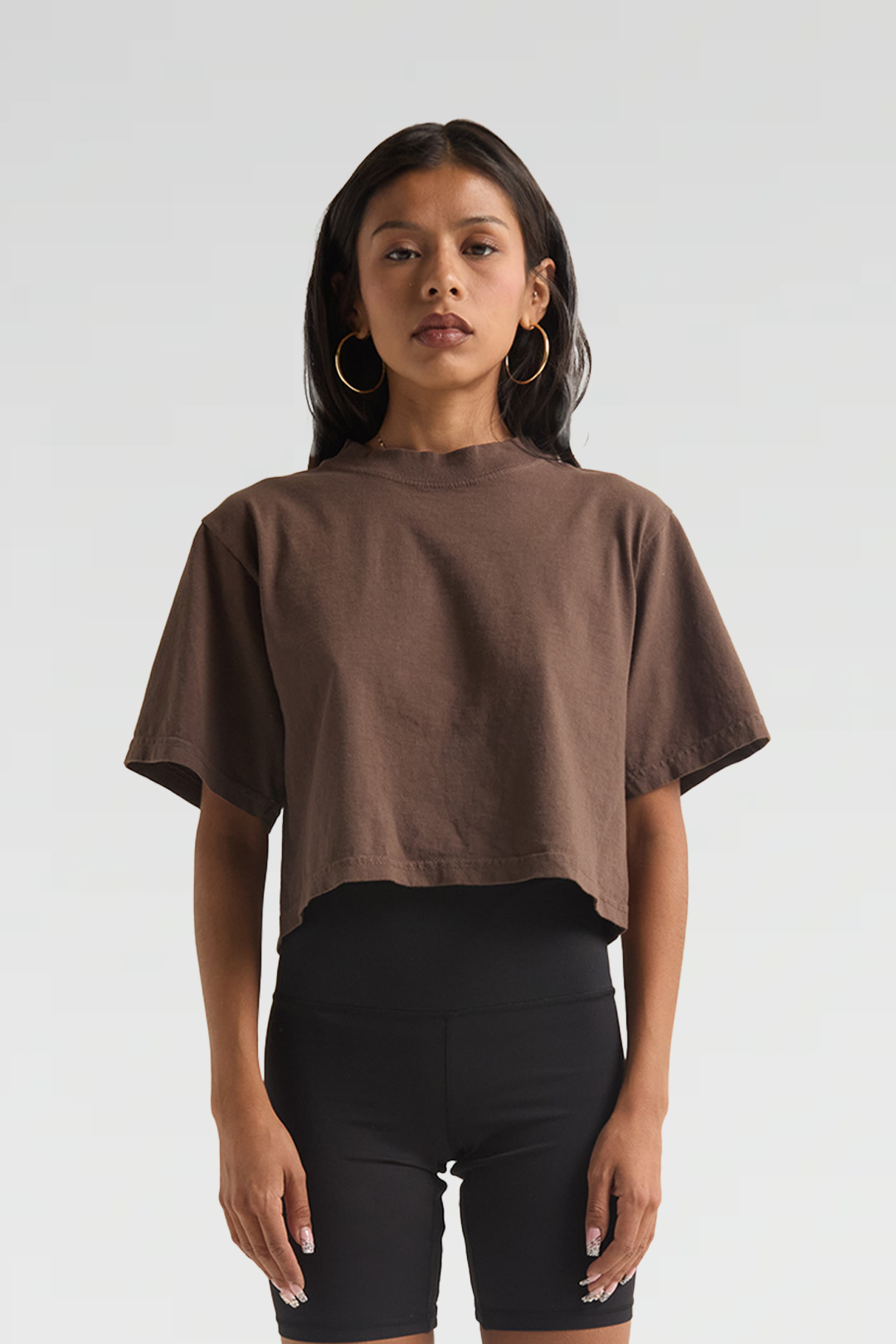 Garment-Dye Cropped Tee