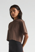 Garment-Dye Cropped Tee