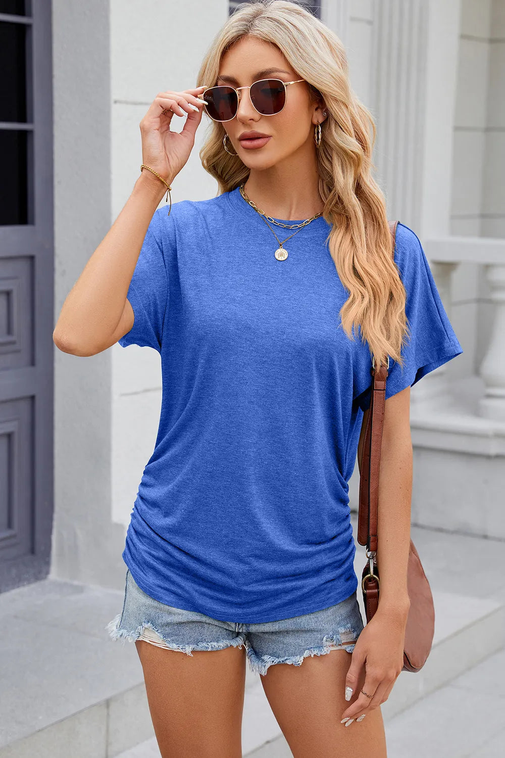 Relaxed Round-Neck Tee