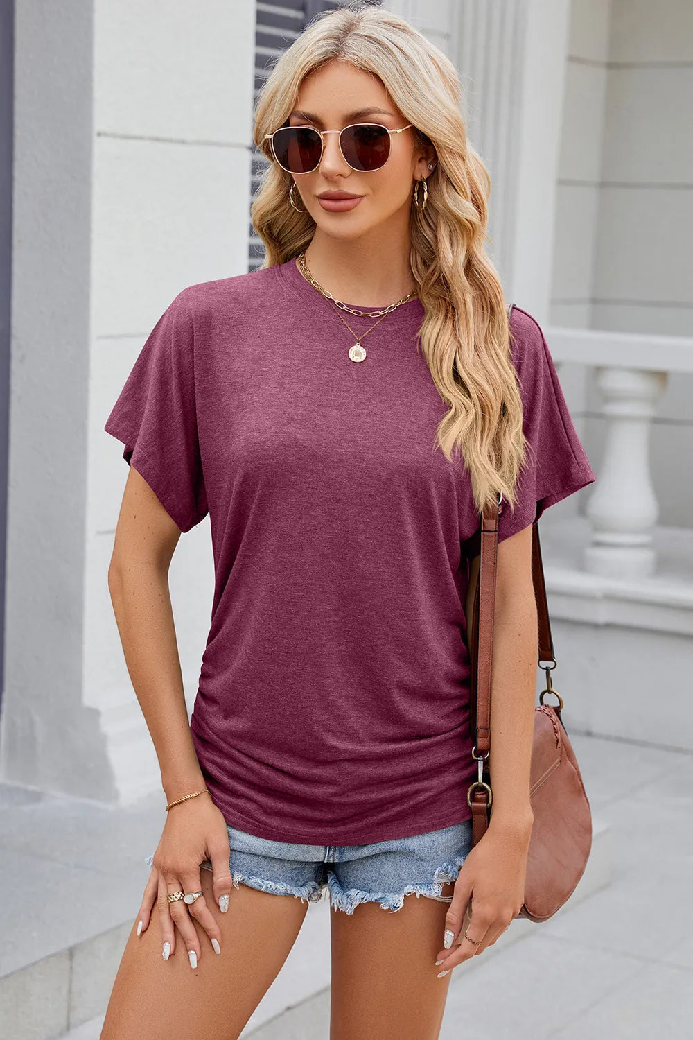 Relaxed Round-Neck Tee