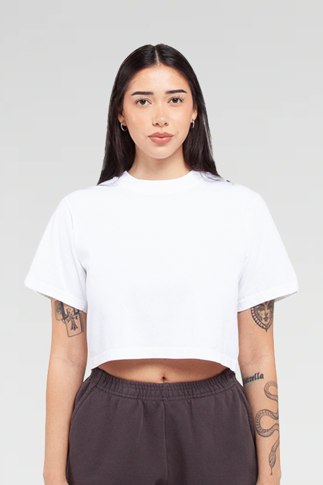 Garment-Dye Cropped Tee