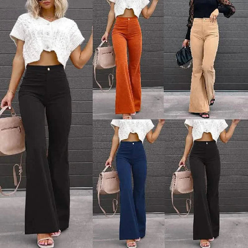 Corduroy Bootcut Pants, women's pants